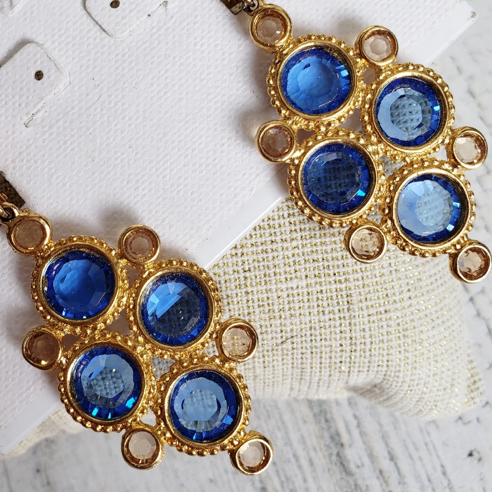 💙Sorrelli Beautiful Blue Chandelier Earrings. - Picture 2 of 8
